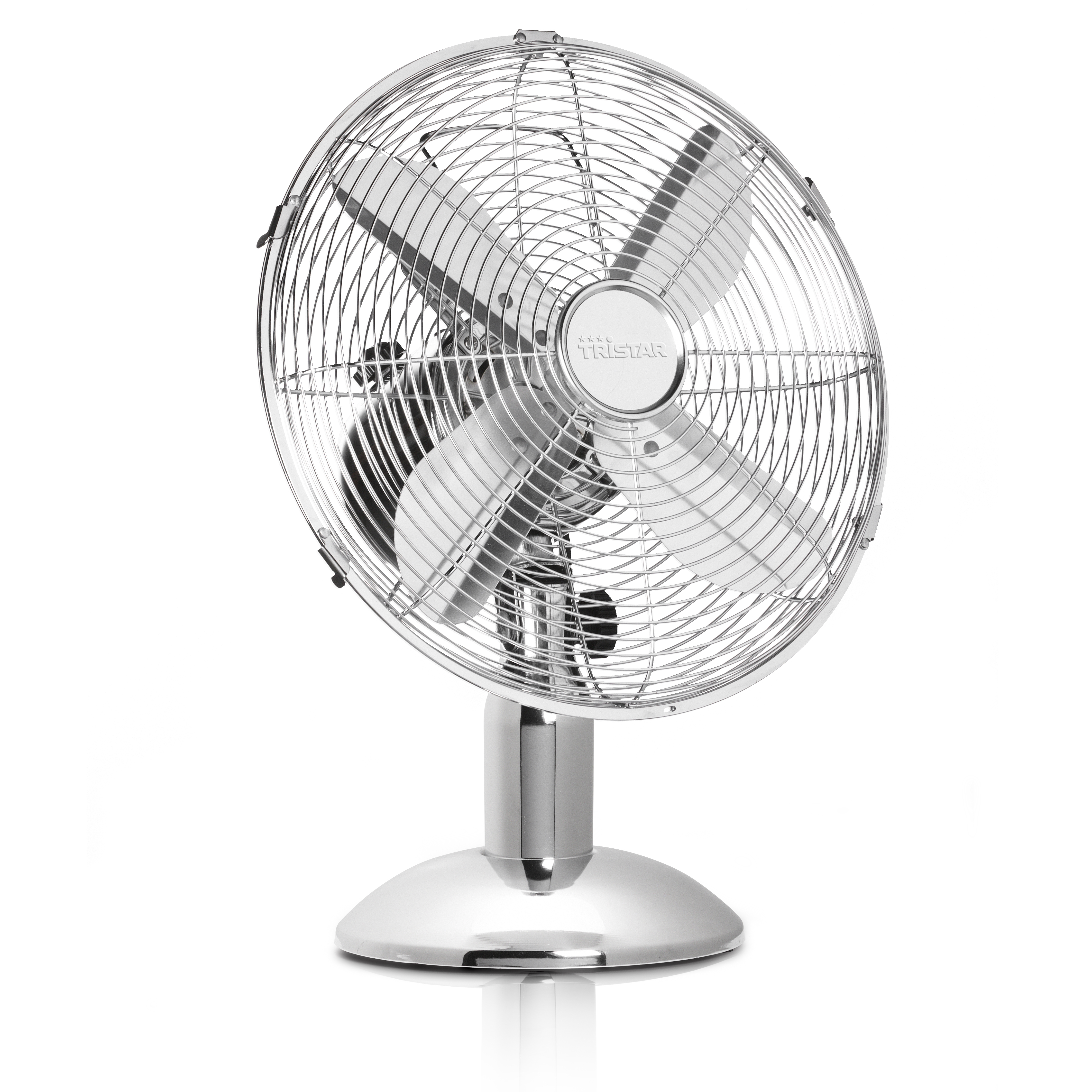 Ventilador de sobremesa Tristar VE5953, 30 cm, 35W, inox
